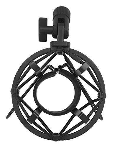 Rockville RMF1 Bundle: RockShield 1 Studio Microphone Isolation Shield with Sound Dampening Foam, R-Shock Black Metal Shock Mount for Recording Applications, 2-items