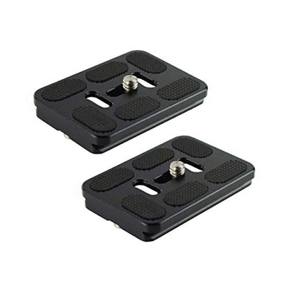 60mm Quick Release Plate Fits Arca-Swiss Standard for Camera Tripod Ballhead (Pack of 2)