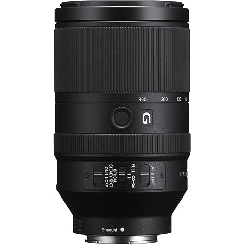 Sony FE 70-300mm f/4.5-5.6 G OSS Lens Bundled with 72mm UV Filter + 5-Piece Camera Cleaning Kit + Cleaning Lens Pen + Lens Cap Keeper + Microfiber Cleaning Cloth (6 Items) - size: Lens + Starter Kit