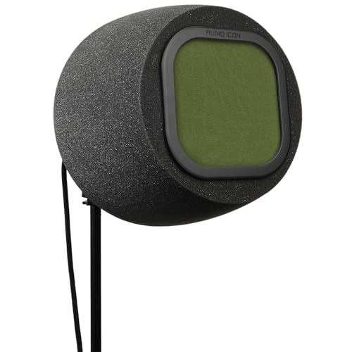 SoundBox 7A Top Address Vocal Recording Isolation Booth | Microphone Shield, Pop Filter Studio-Quality Sound for Singing, Podcasting, Acoustic High-Density Foam, SM57, SM58 (Olive Green Pop Filter) - color: Olive Green Pop Filter