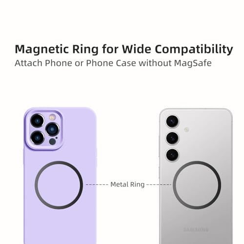 Magnetic Phone Tripod Mount Adapter with 1/4" Thread, Cold Shoe Phone Holder for Camera. Compatible with MagSafe for iPhone, 360° Rotatable, Foldable, Portable Design for Photography Video Vlog - style: Premium Magnetic