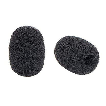 6 Pieces Lavalier Microphone Metal Tie Clips, 6 Pieces Lapel Mic Windscreen Foam Covers and 6 Pieces Lav Mic Plastic Wire Clips - size: 6 Pack