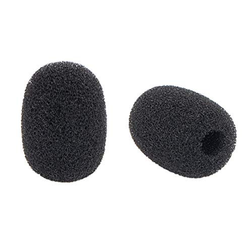 Lavalier Microphone Clip Lav Mic Clip Kit 18 PCS | 6 Metal Tie Clips, 6 Foam Windscreen Covers, 6 Plastic Wire Clips, Lapel Mic Replacement Accessories - size: 6 Pack