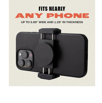FREAKMOUNT 2.0 Magnetic Motorcycle Phone Mount - Compatible with Harley Davidson - Premium Billet Aluminum Holder for Gas Tank, High-Speed Magnet Accessories - Fits Most Phones, Black