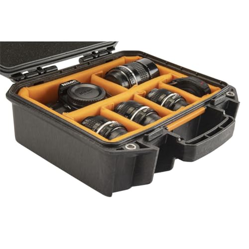 Pelican Vault V100 Hard Case (Camera, Pistol, Gear, Equipment) - color: Black, style: Padded Dividers