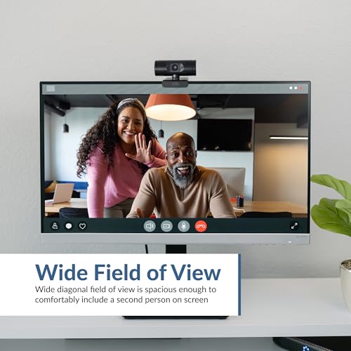 Cyber Acoustics 1080p Full HD Webcam (WC-1000), Designed with No Microphone for Use with Headsets and Speakerphones, Autofocus, Low-Light Correction, USB-A Plug and Play