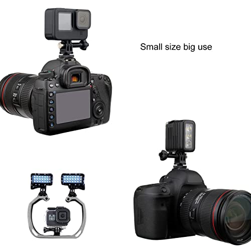 GEPULY 4 Pack Cold Shoe Mount Adapters,1/4" Thread Hole Cold Shoe Bracket,for GoPro Hero 13 12 11 10 9 8 7 6 5 4, Action Cameras DSLR Camera Cage Microphone LED Light Selfie Stick Monopod