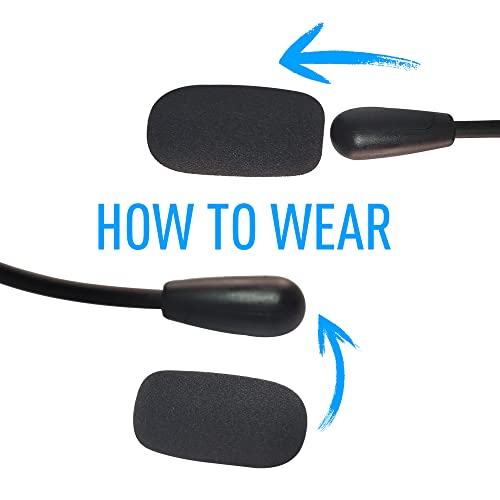AKSONMN 10-Pack Foam Mic Covers for Wireless Laval.Operations Microphones - 1.4" Ball-Type Windscreen for Clear Audio, Fits Podcasting, Vlogging, Interviews