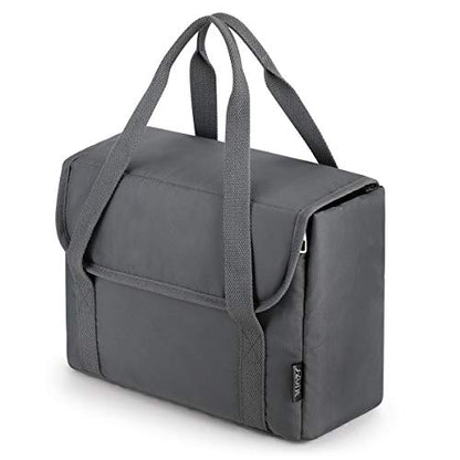 S-ZONE Waterproof Shockproof Foldable Camera Insert Bag Lens Cases Canon Nikon | Raindrop Proof, Fits in a Backpack, Suitable for DSLR/SLR Camera - color: Grey with Handle, size: Medium