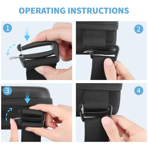TAAOKA Digital Camera Case, Protective & Lightweight Camera Case with 3 Carrying Ways, Waterproof & Shockproof Small Camera Bag for Power Shot/Sony DSCW800/DSCW830 - Black - color: #1 Black, style: Style1