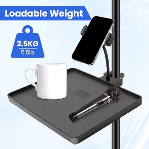 Sound Card Clip On Tray, Microphone Stand Tray (270 * 205mm) - size: 270*205mm