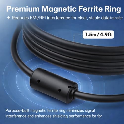 Master Cables Replacement Olympus CB-USB5 CB-USB6 CB-USB8 USB Data Transfer & Charging Cable for Olympus Tough TG Series, Stylus, FE, SZ, SH, XZ, OM-D & Pen Cameras – USB Camera Lead