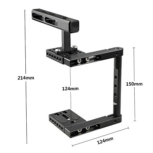 CAMVATE Basic Camera Cage Rig with Top Handle Universal Use - 1897