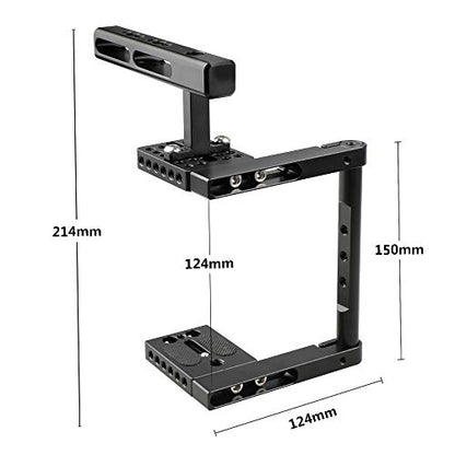CAMVATE Basic Camera Cage Rig with Top Handle Universal Use - 1897