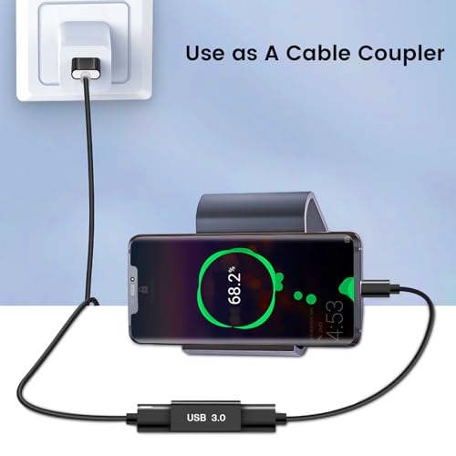 USB Female to Female Adapter (3 Pack), USB 3.0 to Type A 3.0 Coupler for Connecting Two USBA Male Ends Devices Converter Extension Connector, USB3.0 Extender Adapters - style: 3.0USBf-3.0USBf