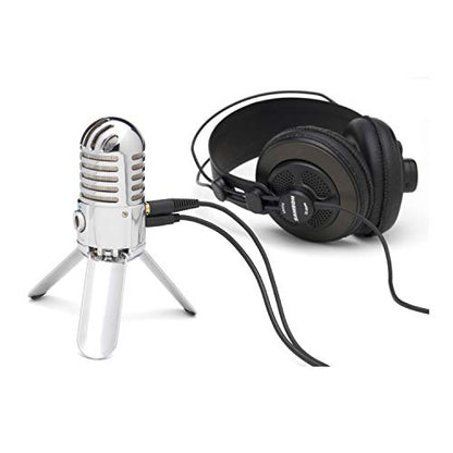 Samson Meteor Mic USB Condenser Podcasting Podcast Recording Desktop Microphone
