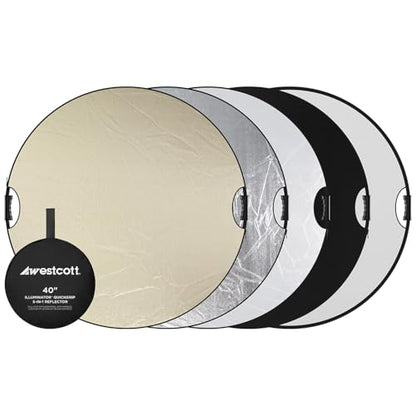 Westcott Illumintor QuickGrip 5-in-1 Reflectors (40" (101.6 cm)) - size: 40" (101.6 cm)