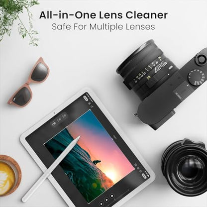 EVEO Eyeglass Cleaner Spray - No Streaks Technology with Microfiber Cleaning Cloth- Glasses Cleaning Kit - Glasses Cleaner Spray with Lens Cleaner Cloth - Screen & Eye Kit - 1 Pack - size: 2 Piece Set