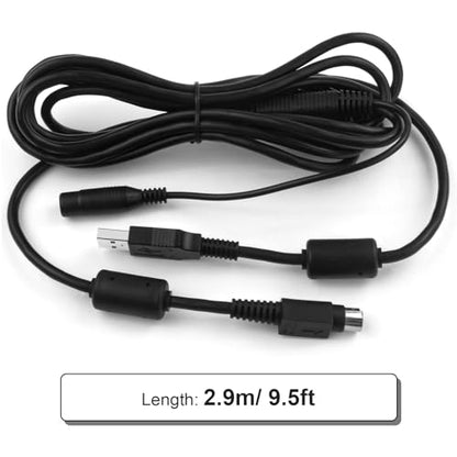 Replacement USB Webcam Power Cable Data Cord Compatible with Logitech PTZ Pro / CC2900e 2900ep CC3500e 3000e Webcam,9.5Ft