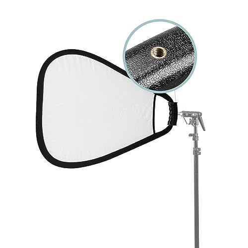 Glow 5-in-1 Collapsible Triangle Reflector with Handle (18")