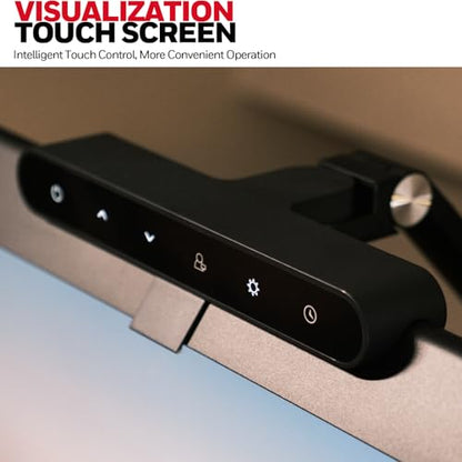 Honeywell LED Desk Lamp with Clamp - HJ1 Sunturalux Eye-Caring Clip on Lights for Home Office, 1200LM Clamp Lamp 4 Color Modes Stepless Dimming Task Desk Light for Working Black - style: Black Clamp