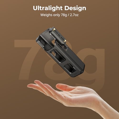 SmallRig Expansion Adapter Cage for DJI Osmo Pocket 4/3, for Xtra Muse Accessories with Bidirectional Magnetic Mount for Action 6 Adapter, 1/4"-20 Locating Holes, NATO Rail for Side Handle - 6006