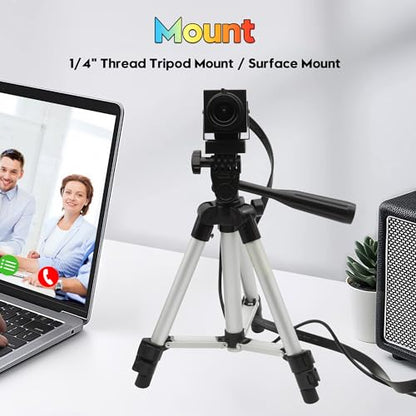 SVPRO 4K 60fps Streaming Camera with 4X Optical Zoom & Manual Focus, HDMI/USB 3.0 Webcam for PC/Mac - Live Broadcast/OBS/Monitoring, 2.8-12mm CS Mount Lens - color: Camera with 2.8-12mm Lens