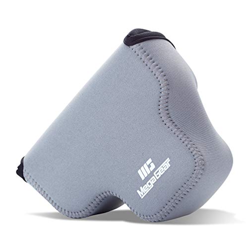 MegaGear MG1957 Ultra Light Neoprene Camera Case Compatible with Sony Alpha 7C, A7 C, A7C II, A7C (18-55mm) - Gray - color: Gray
