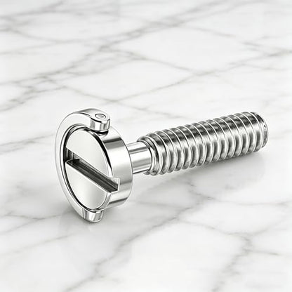 Tripod Screw, 2PCS 1/4-20 Thread D-Ring Stainless Steel Camera Fixing Screws, Tripod Camera Mount Screw for Camera-Holder Fixing-Screw, Quick Release Plate Mounting and Attachment Screws, 26mm Length