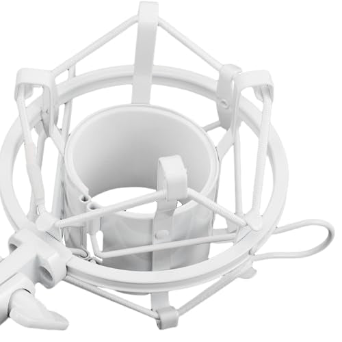 ERINGOGO Microphone Shock Mount: Anti Shock Mic Holder Bracket - Anti-Vibration Suspension Mount Holder Clip for Diameter 47mm-52mm Microphone