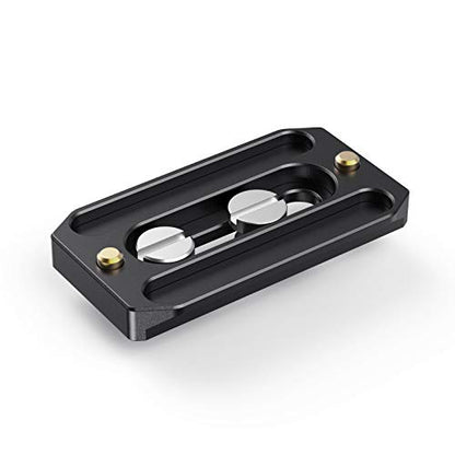 SMALLRIG Quick Release Plate for Arca Swiss, Baseplate with 1/4''-20 Screw, 3/8''-16 Screw, for Cameras and Cages - 2146B - style: Universal