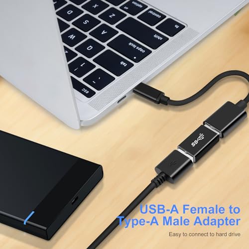 USB 3.0 Male to USB3.0 Female Adapter (2 Pack), OTG 3.0 USB A to 3.0 USB-A Expander Connector USBA Extender Connection or Data Cable Extension, USB3.0 Converter Adapters - style: 3.0Male-3.0Female