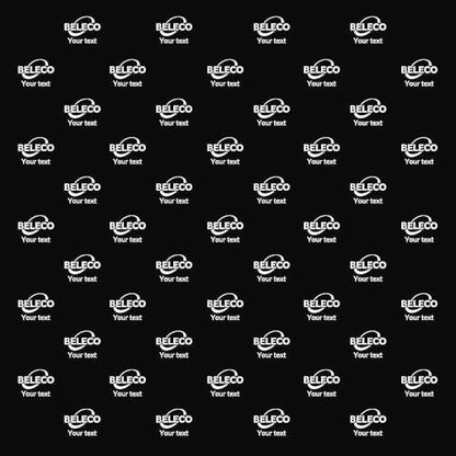 BELECO 6x6ft Custom Backdrop Step and Repeat Banner Customized Backdrop with Logo Text Picture Personalized Background Banner for Events Birthday Wedding Trade Show Business Photos Party Decorations - size: 6x6FT