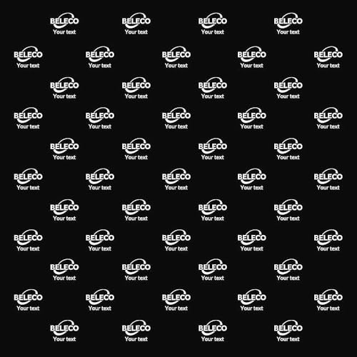 BELECO 8x8ft Custom Backdrop Step and Repeat Banner Customized Backdrop with Logo Text Picture Personalized Background Banner for Events Birthday Wedding Trade Show Business Photos Party Decorations - size: 8x8FT
