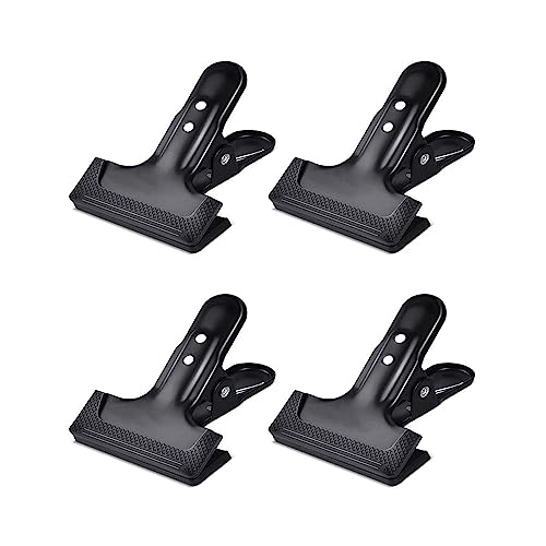 Backdrop Spring Clamps, 4 Pack of 4" Heavy Duty Clips | Photography Background Stands, Woodworking, Home Improvement Projects - style: 4 Packs