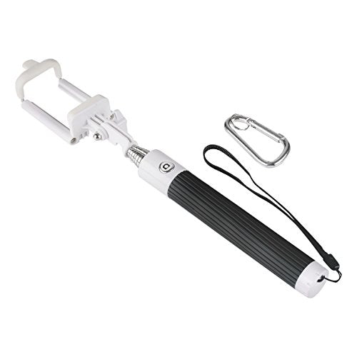Vivitar Selfie Stick with Aux-in Wired Shutter Release (Black) - color: Black