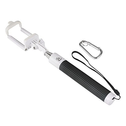 Vivitar Selfie Stick with Aux-in Wired Shutter Release (Black) - color: Black