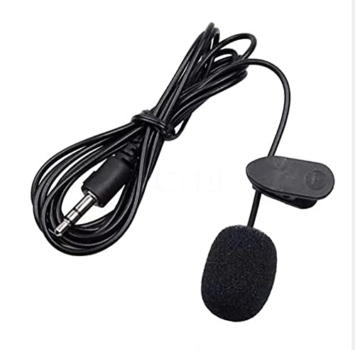 3.5mm Lavalier Microphone Hand-Free Collar Clip Mic for Video Meeting