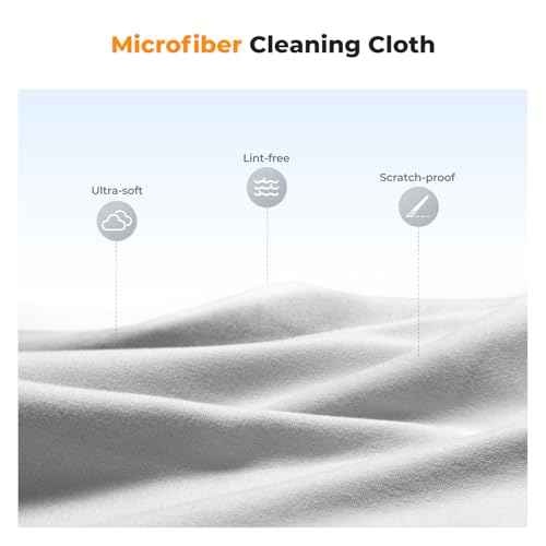 K&F CONCEPT Lens Cleaner Spray Kit | 60ML Glasses Cleaner x2 + Microfiber Cleaning Cloth x2 | Lens and Screen Cleaning Kit | Alcohol Free Eyeglasses, Camera, VR/AR Headset, and Screen Cleaning - size: Cleaner*2+Cloth*2