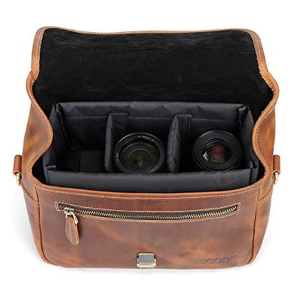 S-ZONE Waterproof Shockproof Foldable Camera Insert Bag Lens Cases Canon Nikon | Raindrop Proof, Fits in a Backpack, Suitable for DSLR/SLR Camera - color: Grey with Handle, size: Large