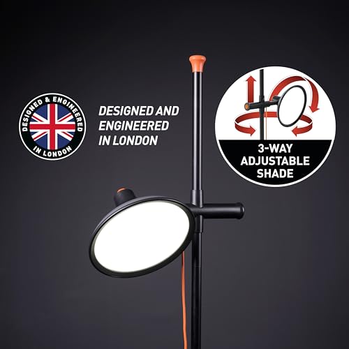 Daylight Artist Studio Lamp 2-6,000 Lux LED with 95+ CRI, 24cm Wide Shade - style: Artist Floor Lamp