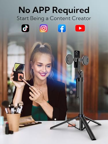 Smartphone Video Vlogging Kit Tiktok YouTube Podcast Equipment(V-Master)&Auto Face Tracking Tripod for Smartphones(UTK-02)