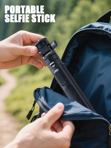 70" Action Camera Tripod for DJI, Extendable Selfie Stick Tripod with Action Camera Adapter, Phone Holder, Compatible with DJI Action 6/5 pro/5, Insta360 X5/X4, Gopro Hero 13/12/11/10