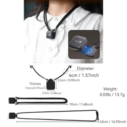 For DJI Mic Mini Clip Magnetic Mounting Accessories,Magnetic Neck Adjustable necklace lanyard - size: For DJ Mic/DJ Mic 2
