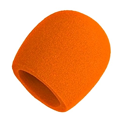 Microphone Windscreen, Ball Style (WS-1O), Orange - color: Orange