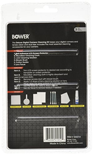 Bower SAD14 6-in-1 Digital Camera Cleaning Kit