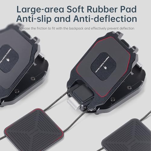 ULANZI F38 Camera Backpack Strap Clip Quick Release Kit for Backpack Straps V2, QR Plate Camera Tripod Mount - size: Backpack Straps V2 Kit