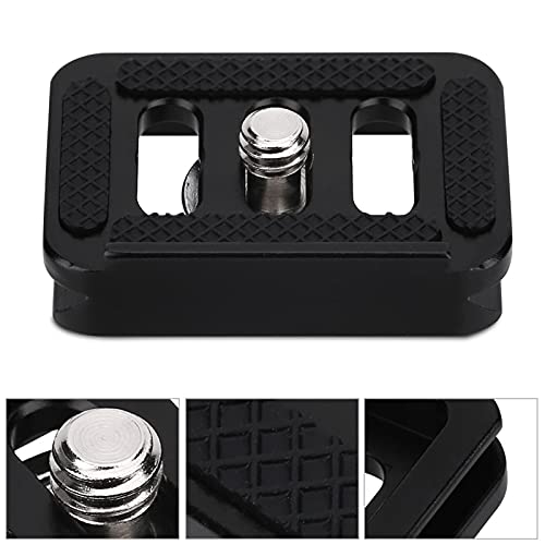 Acouto Mini Quick Release Plate Camera Mount Tackle for TY-C10 T005 / T-025 Ball Head, Aluminium Alloy Photography Accessory