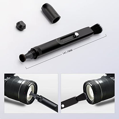 VSGO Professional Lens Cleaning Pen, Double-Ended Lens Brush with Soft Brush and Nano Optical Carbon for Camera, Optical Lenses, and Glasses(V-P01E)
