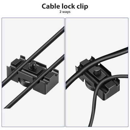 Jelanry Camera Tether Cable USB C to USB C Dual Straight Head, for Power Delivery, 5Gbps Data Transfer, Charging Between Camera & Computer+Tethering Cable Lock Clamp for Sony Canon Nikon, 16.4 feet/5m - size: Dual Straight